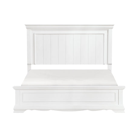 York White Panel Bedroom Set by Homelegance at Eve Furniture