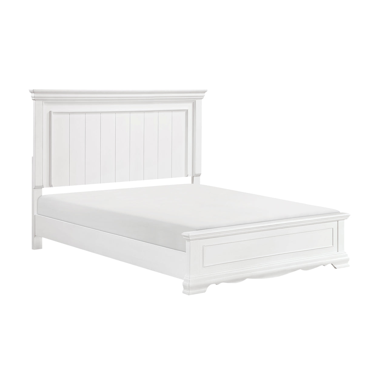 York White Panel Bedroom Set by Homelegance at Eve Furniture