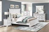 York White Panel Bedroom Set by Homelegance at Eve Furniture