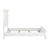York White Eastern King Panel Bed by Homelegance at Eve Furniture