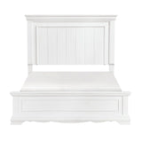 York White Eastern King Panel Bed by Homelegance at Eve Furniture