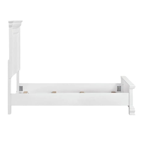 York White Full Panel Bed by Homelegance at Eve Furniture