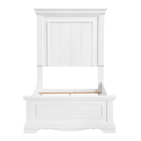 York White Queen Panel Bedroom Set by Homelegance at Eve Furniture