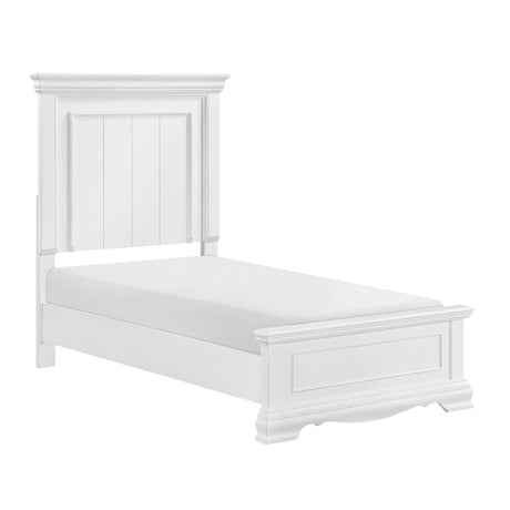 York White Youth Panel Bedroom Set by Homelegance at Eve Furniture