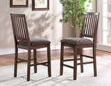 Yorktown 7-Piece Counter Storage Dining Set(Counter Table & 6 Counter Chairs)