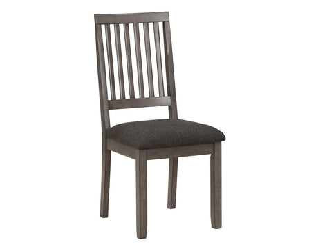 Yorktown Gray 5-Piece Round Dining Room Set by Steve Silver at Eve Furniture