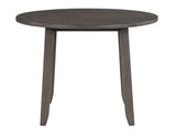 Yorktown Gray 5-Piece Round Dining Room Set by Steve Silver at Eve Furniture