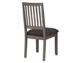 Yorktown Gray 5-Piece Round Dining Room Set by Steve Silver at Eve Furniture
