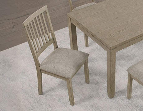 Yorktown Warm Sand 7-Piece Dining Room Set by Steve Silver at Eve Furniture