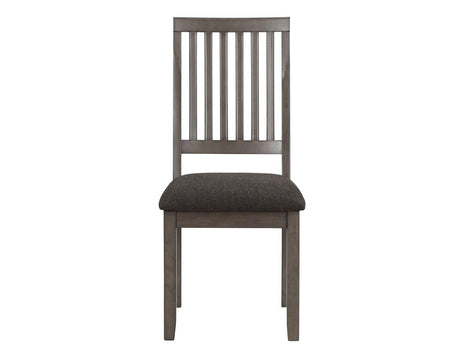 Yorktown Gray 5-Piece Round Dining Room Set by Steve Silver at Eve Furniture