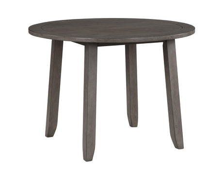 Yorktown Gray 5-Piece Round Dining Room Set by Steve Silver at Eve Furniture