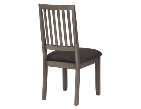 Yorktown Gray 5-Piece Round Dining Room Set by Steve Silver at Eve Furniture