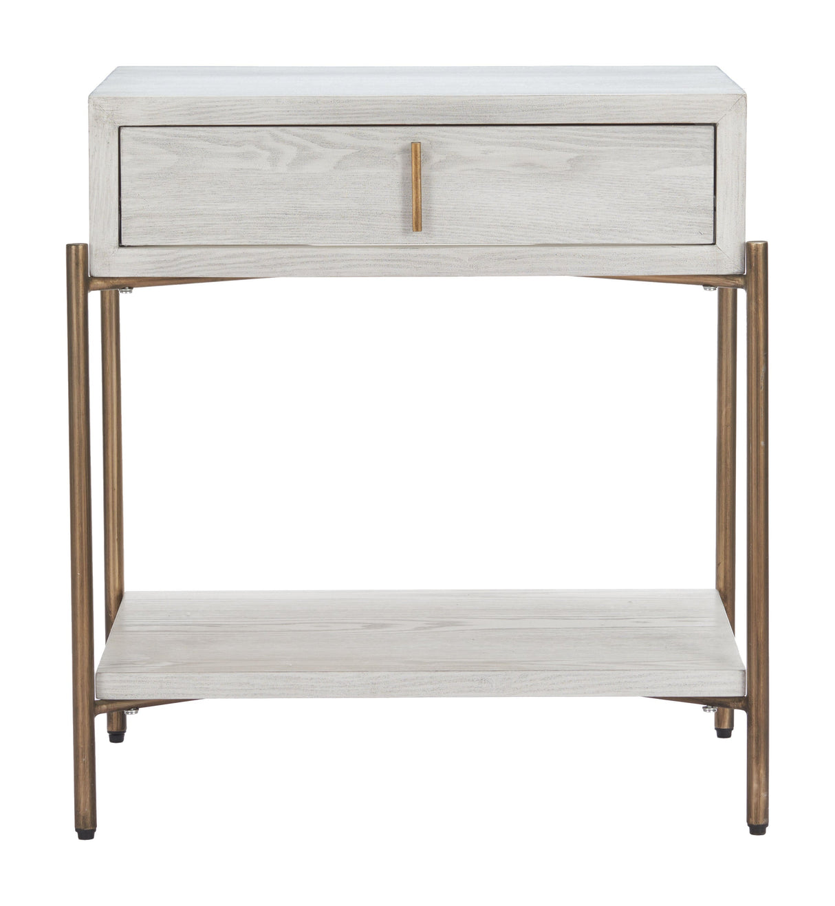Yoru Oak White Side Table by Zuomod at Eve Furniture