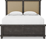 Yosemite Cafe California King Upholstered Panel Bed