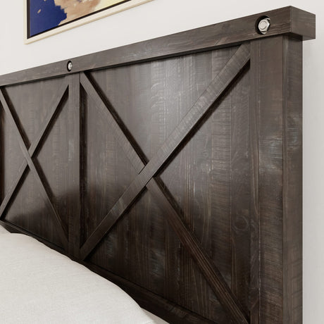 Yosemite Cafe California King Upholstered Panel Bed by Modus Furniture at Eve Furniture