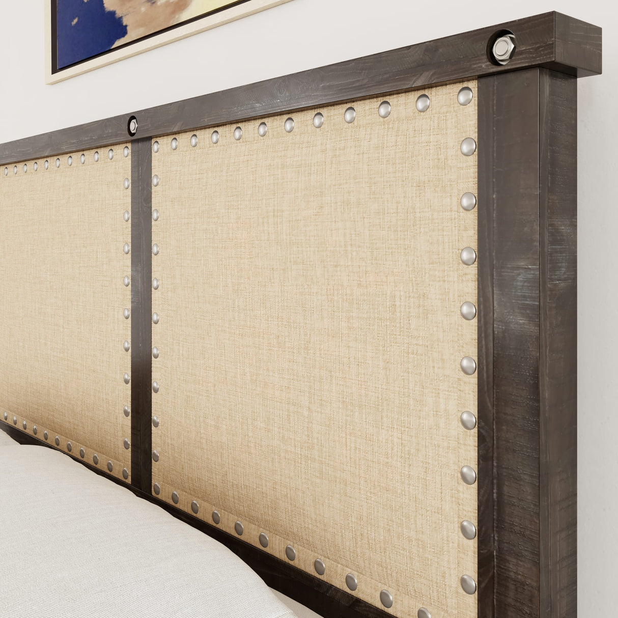 Yosemite Cafe King Upholstered Footboard Storage Bed