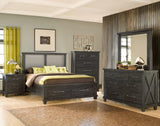 Yosemite Cafe King Upholstered Footboard Storage Bed