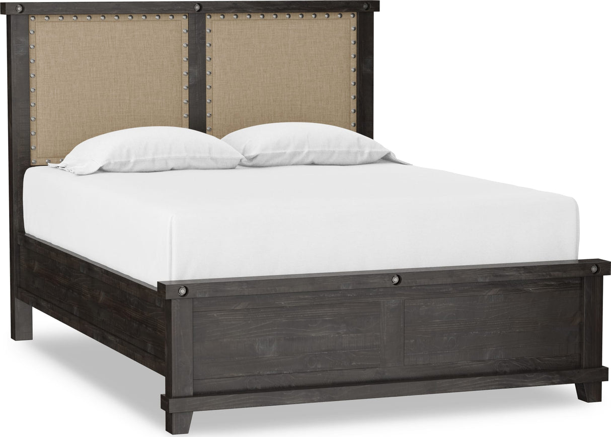 Yosemite Cafe King Upholstered Panel Bed