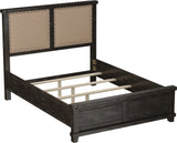 Yosemite Cafe King Upholstered Panel Bed