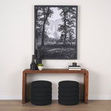Yosemite Falls by Carleton E Watkins a Hand Embellished Textured Framed Photo Art Print by Mercana at Eve Furniture