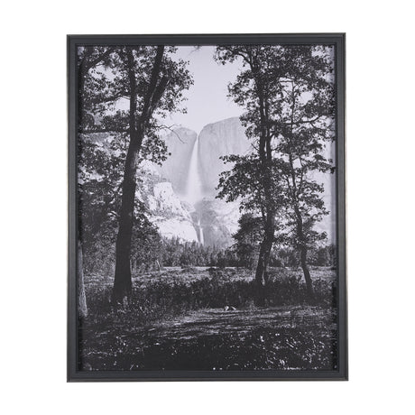 Yosemite Falls by Carleton E Watkins a Hand Embellished Textured Framed Photo Art Print by Mercana at Eve Furniture
