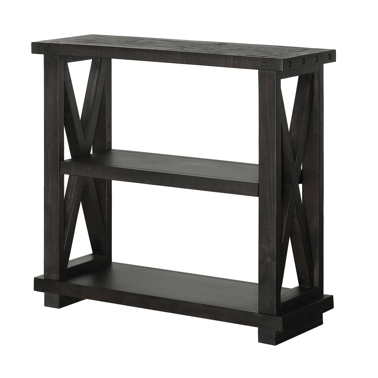 Yosemite Solid Wood 36x39 inch Bookshelf in Cafe by Modus Furniture at Eve Furniture