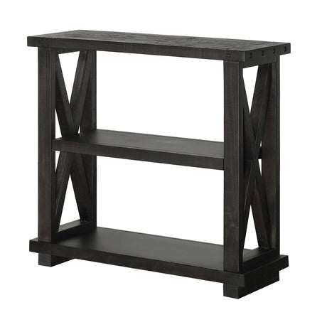 Yosemite Solid Wood 36x39 inch Bookshelf in Cafe by Modus Furniture at Eve Furniture