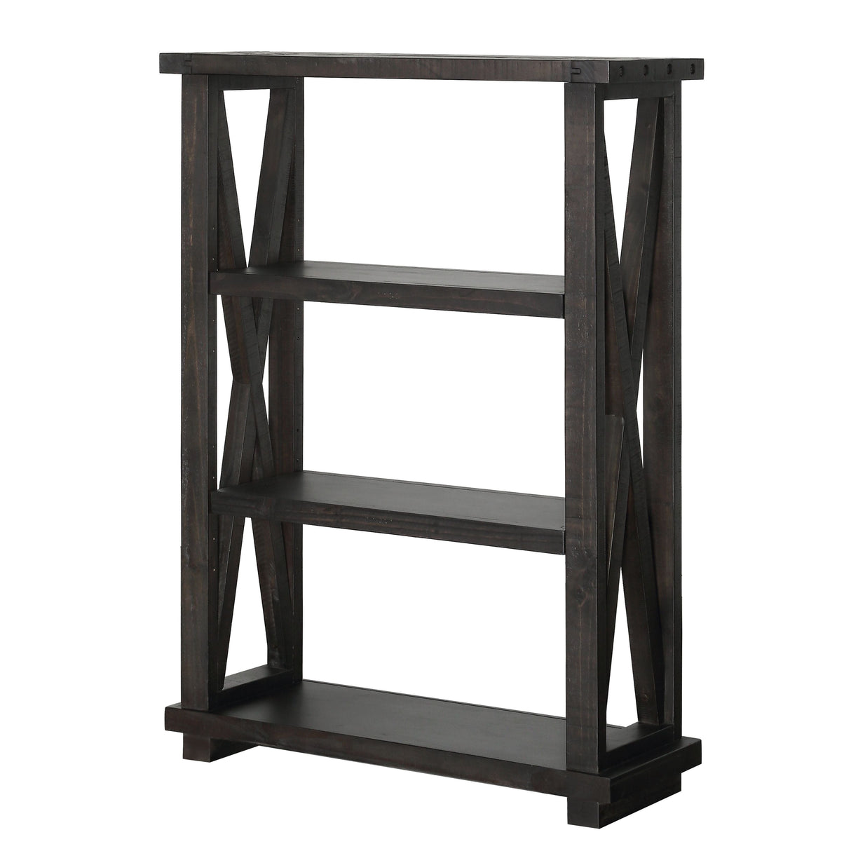 Yosemite Solid Wood 54x39 inch Bookshelf in Cafe by Modus Furniture at Eve Furniture