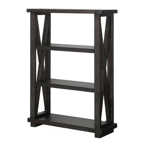 Yosemite Solid Wood 54x39 inch Bookshelf in Cafe by Modus Furniture at Eve Furniture
