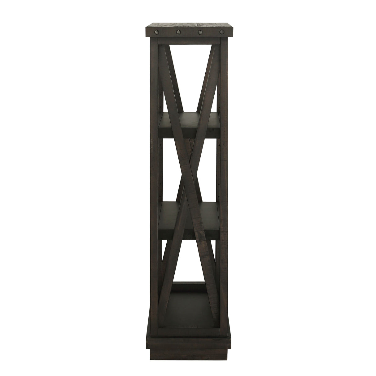 Yosemite Solid Wood 54x39 inch Bookshelf in Cafe by Modus Furniture at Eve Furniture