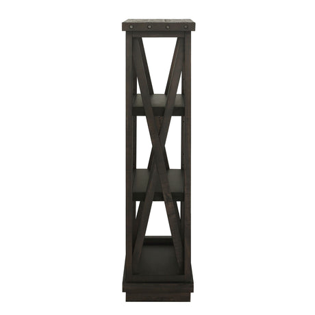 Yosemite Solid Wood 54x39 inch Bookshelf in Cafe by Modus Furniture at Eve Furniture