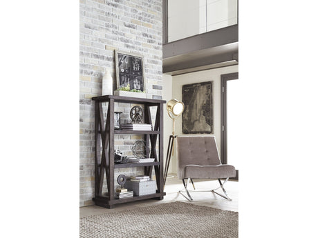 Yosemite Solid Wood 54x39 inch Bookshelf in Cafe by Modus Furniture at Eve Furniture