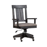 Yosemite Solid Wood Arm Chair in Cafe by Modus Furniture at Eve Furniture