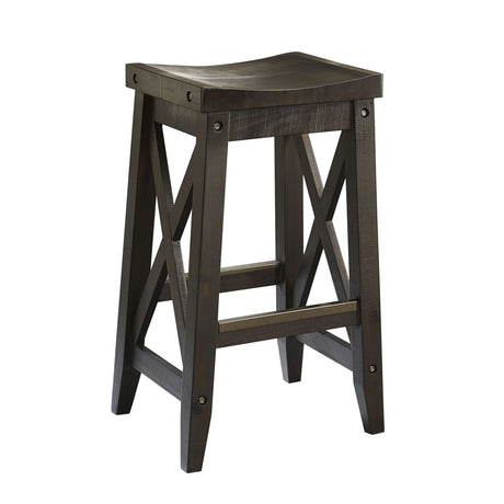 Yosemite Solid Wood Bar Stool in Cafe by Modus Furniture at Eve Furniture