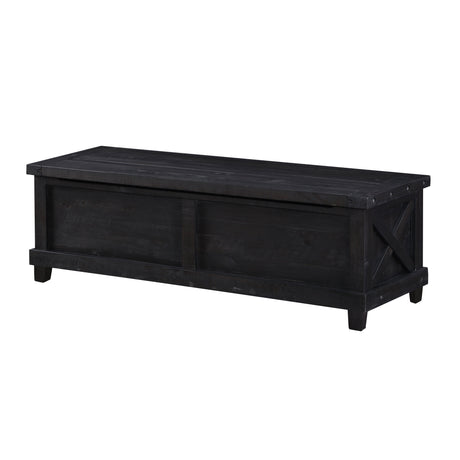 Yosemite Solid Wood Blanket Box in Cafe by Modus Furniture at Eve Furniture