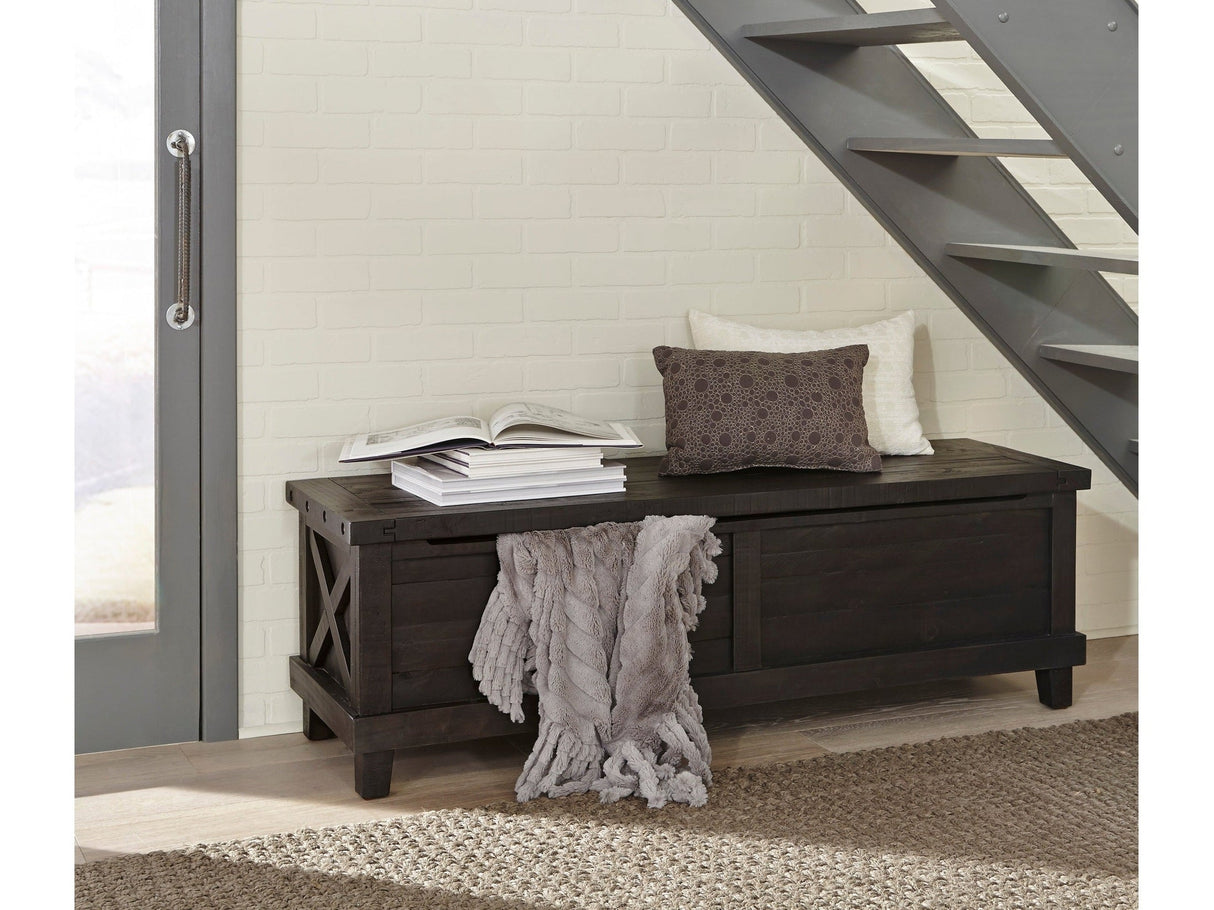 Yosemite Solid Wood Blanket Box in Cafe by Modus Furniture at Eve Furniture