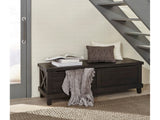 Yosemite Solid Wood Blanket Box in Cafe by Modus Furniture at Eve Furniture