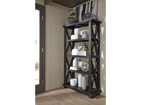 Yosemite Solid Wood Bookcase in Cafe by Modus Furniture at Eve Furniture