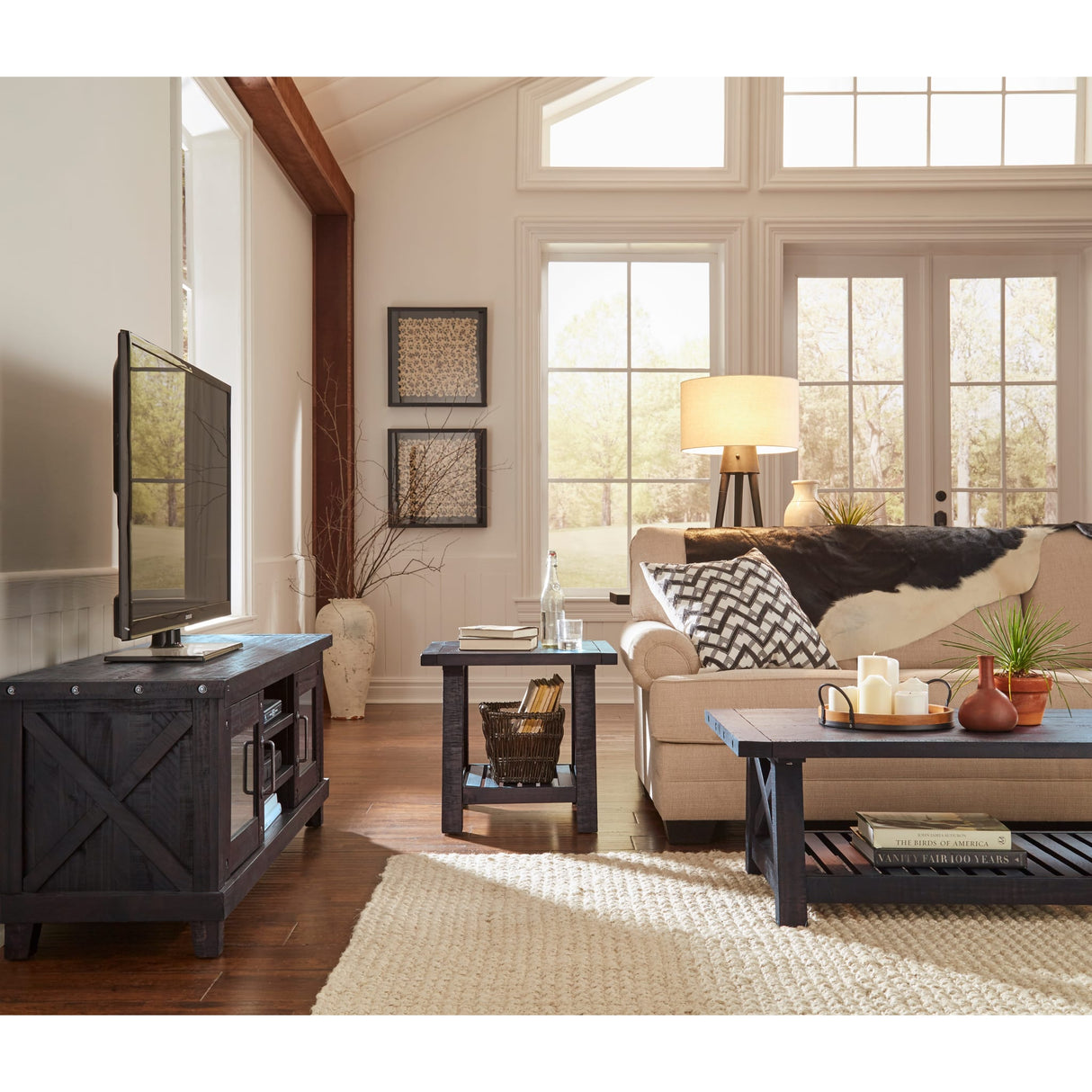 Yosemite Solid Wood Coffee Table in Cafe by Modus Furniture at Eve Furniture