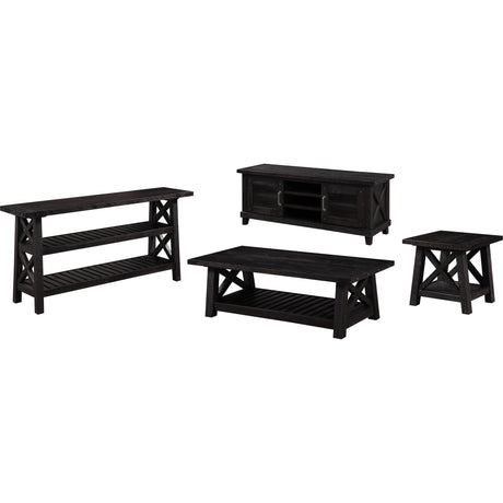 Yosemite Solid Wood Console Table in Cafe by Modus Furniture at Eve Furniture