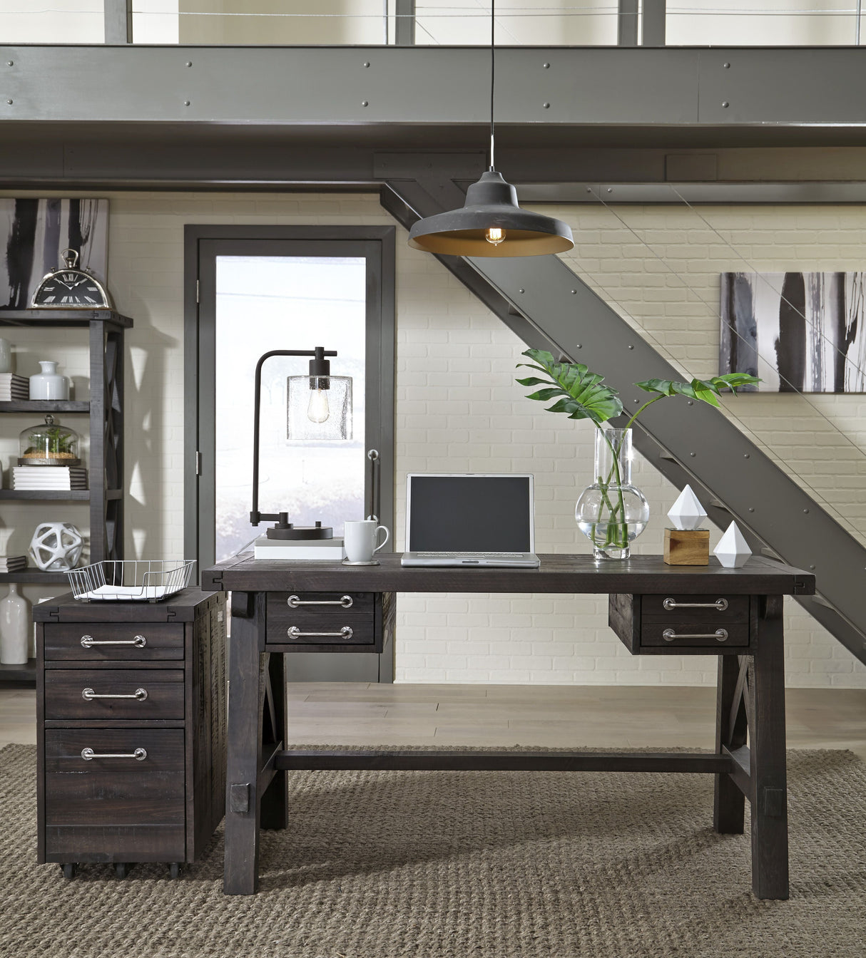 Yosemite Solid Wood Desk in Cafe by Modus Furniture at Eve Furniture