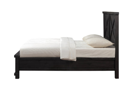 Yosemite Solid Wood Footboard Full Storage Bed in Cafe by Modus Furniture at Eve Furniture
