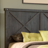 Yosemite Solid Wood Full Panel Bed in Cafe by Modus Furniture at Eve Furniture