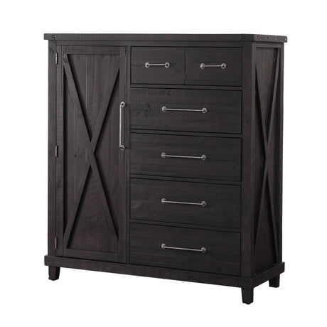 Yosemite Solid Wood Gentleman's Chest in Cafe by Modus Furniture at Eve Furniture