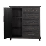 Yosemite Solid Wood Gentleman's Chest in Cafe by Modus Furniture at Eve Furniture