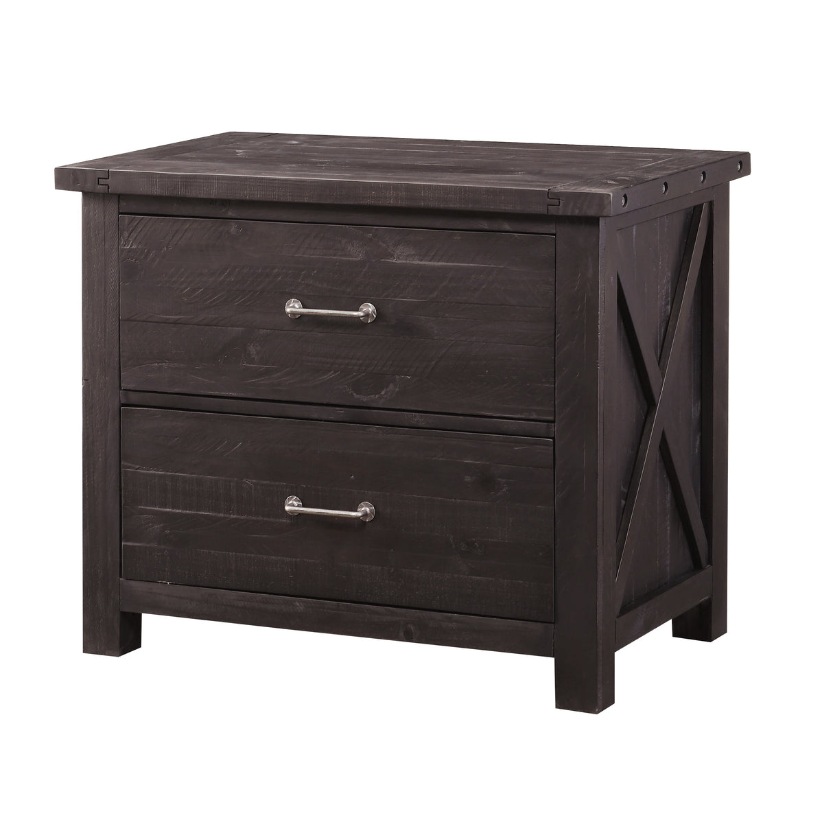 Yosemite Solid Wood Lateral File Cabinet in Cafe by Modus Furniture at Eve Furniture