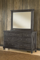 Yosemite Solid Wood Mirror in Cafe by Modus Furniture at Eve Furniture
