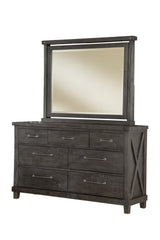 Yosemite Solid Wood Mirror in Cafe by Modus Furniture at Eve Furniture