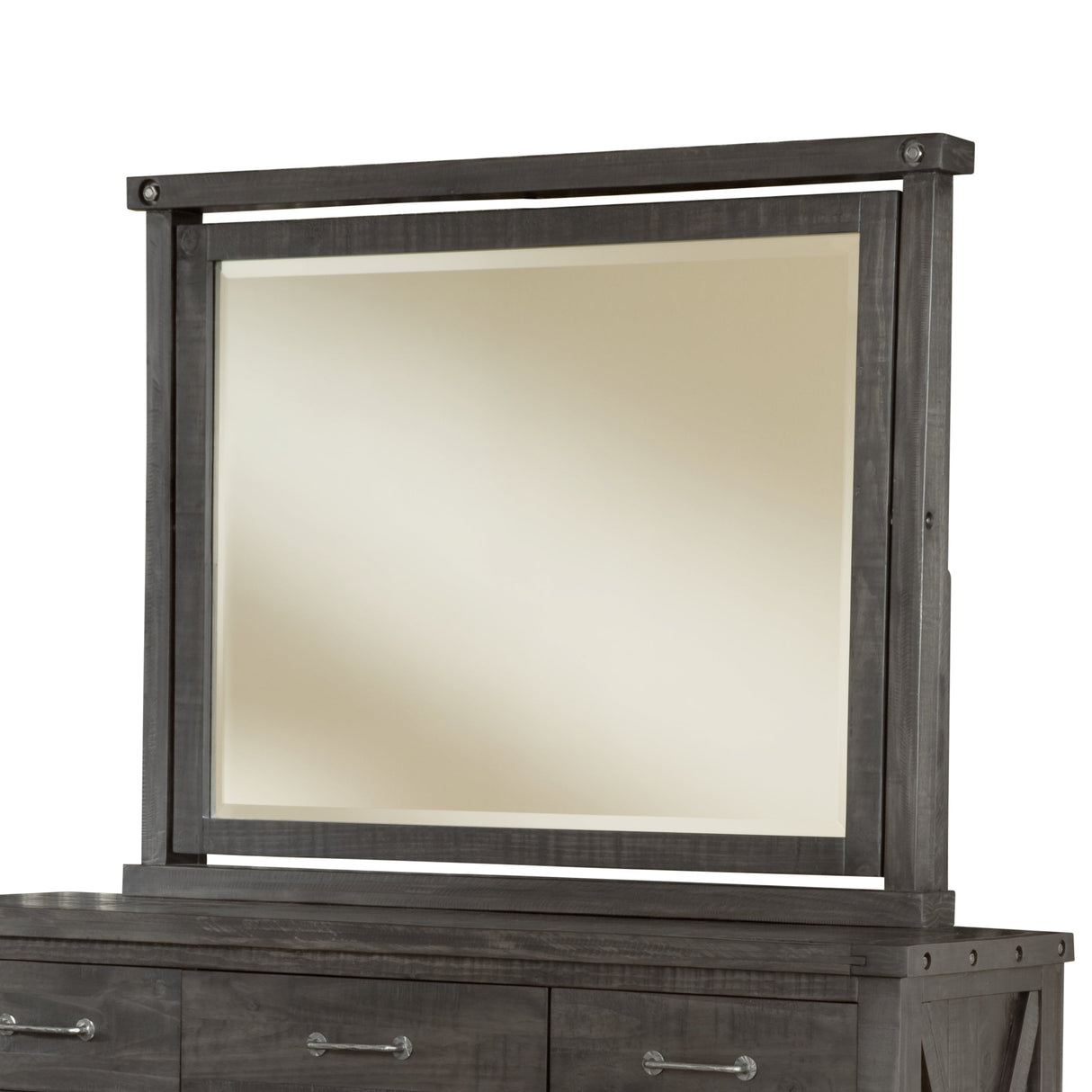 Yosemite Solid Wood Mirror in Cafe by Modus Furniture at Eve Furniture