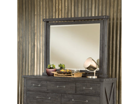 Yosemite Solid Wood Mirror in Cafe by Modus Furniture at Eve Furniture